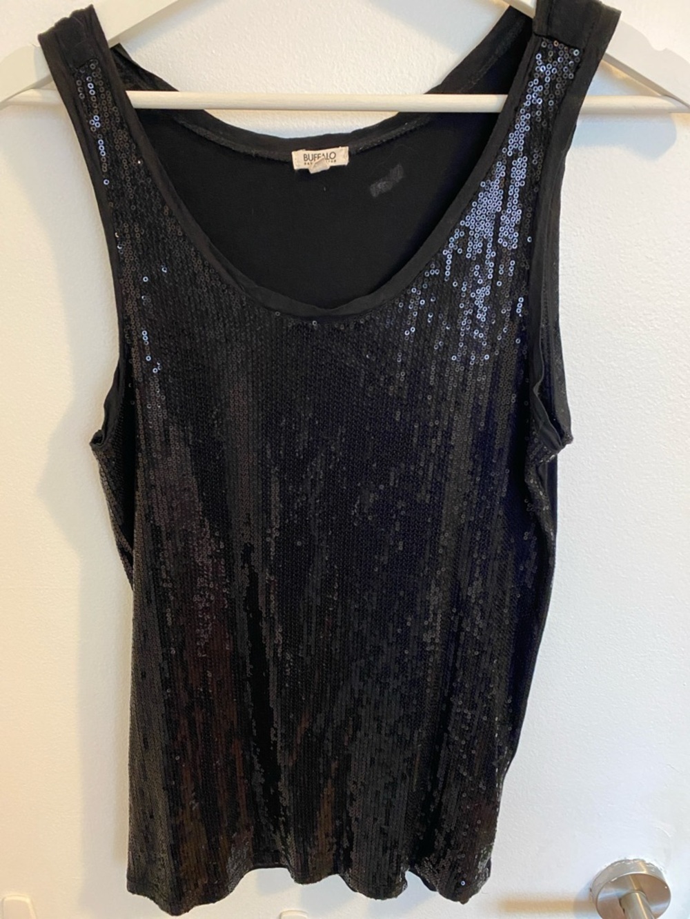 Buffalo David Bitton Black Sequin Tank